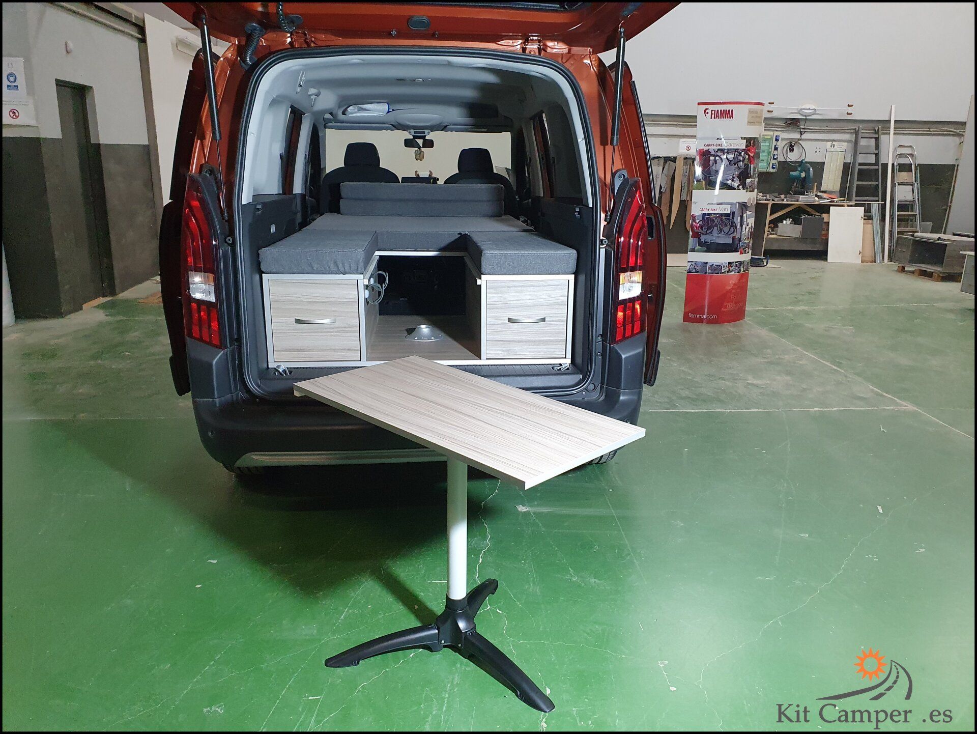 Kit Mueble Camper Para Peugeot Rifter Long