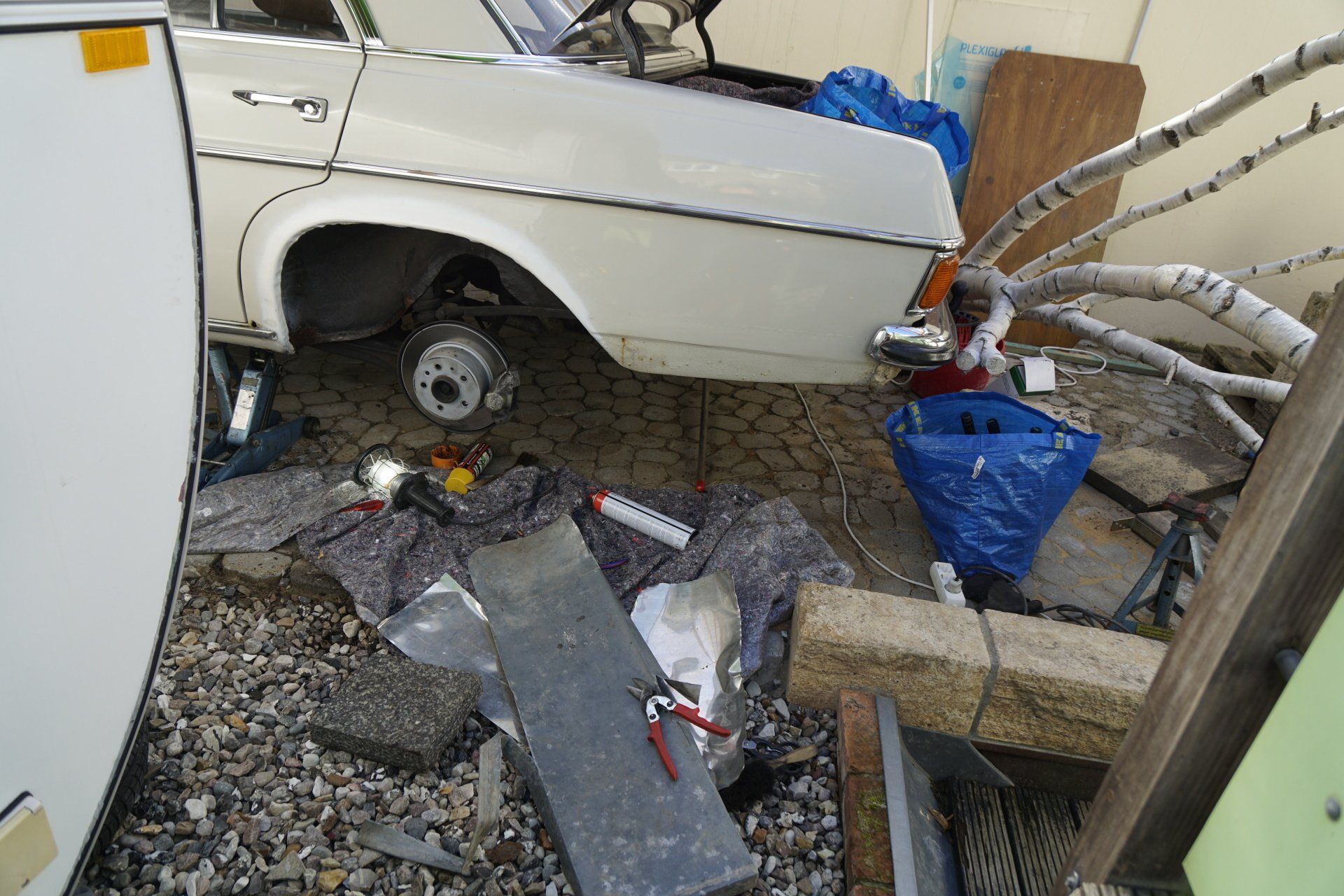 Tüv strich acht Mercedes W 115 Oldtimer