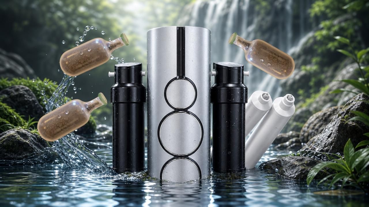 Wasserfilter mit Spagyrik Technologie für weicheres Wasser im ganzem Haus
