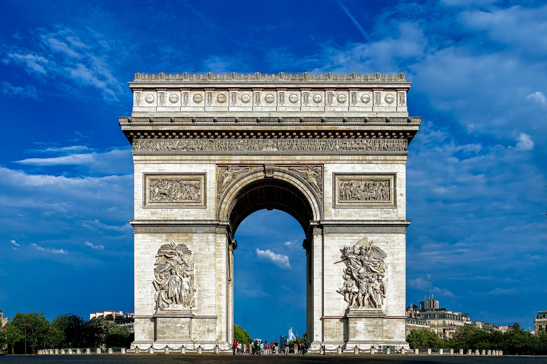 paris, arc de triomphe, 