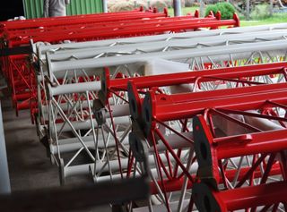 quality inspection manufacturing wind measuring mast