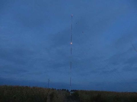 wind measuring mast for all wind and ice zones