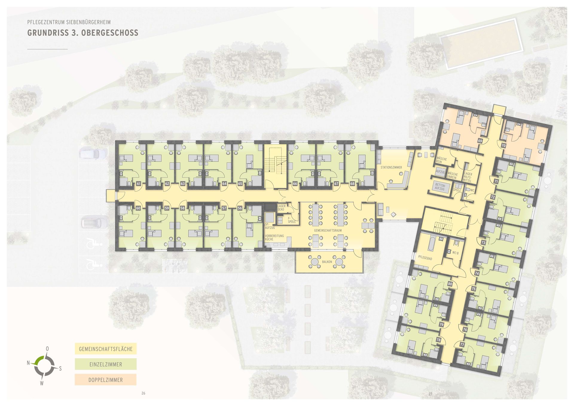 Grundriss Gebäude-3. OG