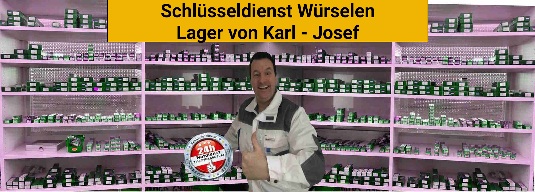 Schlüsseldienst Würselen - Alle Schließzylinder vorrätig im Lager