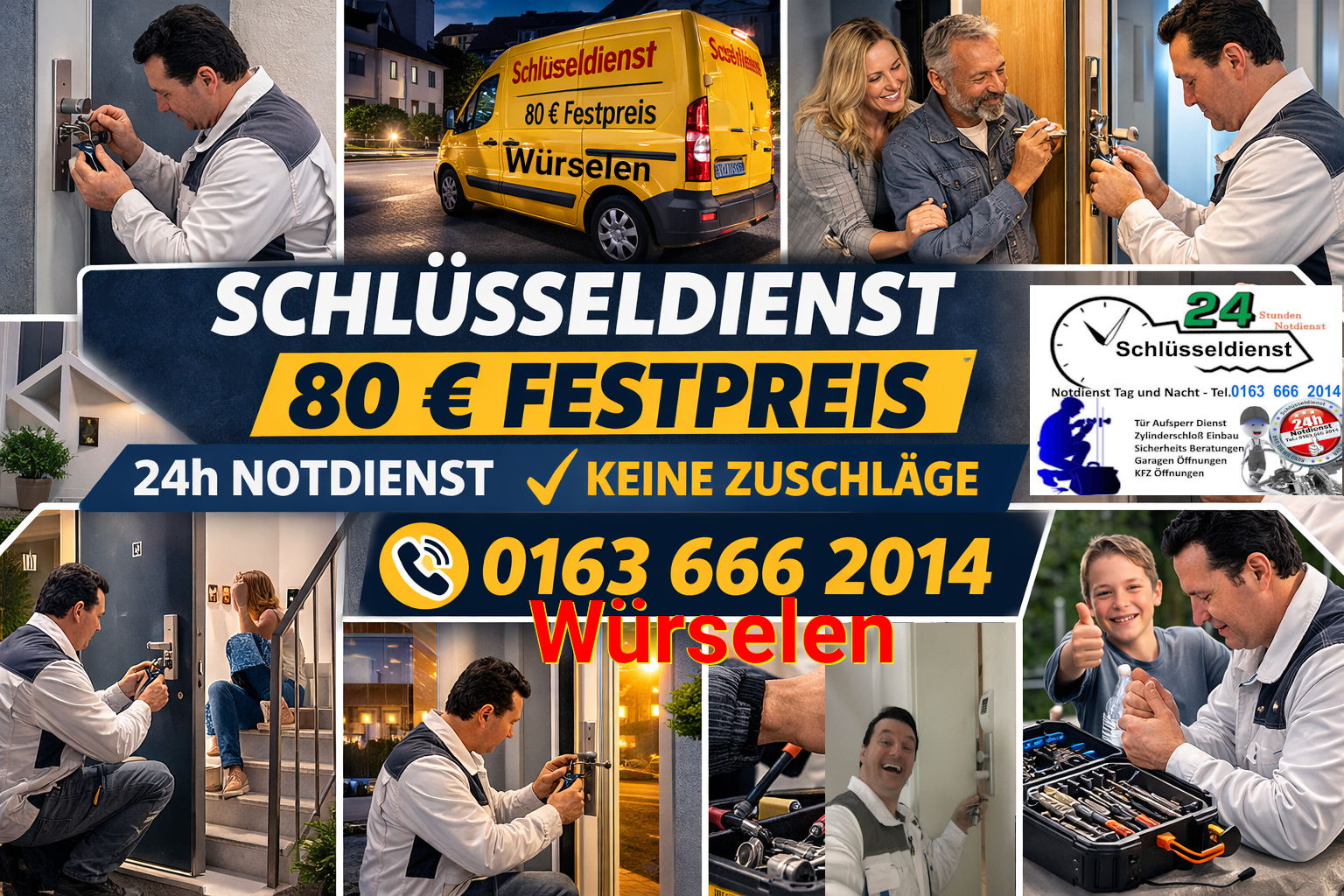  Schlüsseldienst Würselen – schnelle Hilfe zum fairen Festpreis