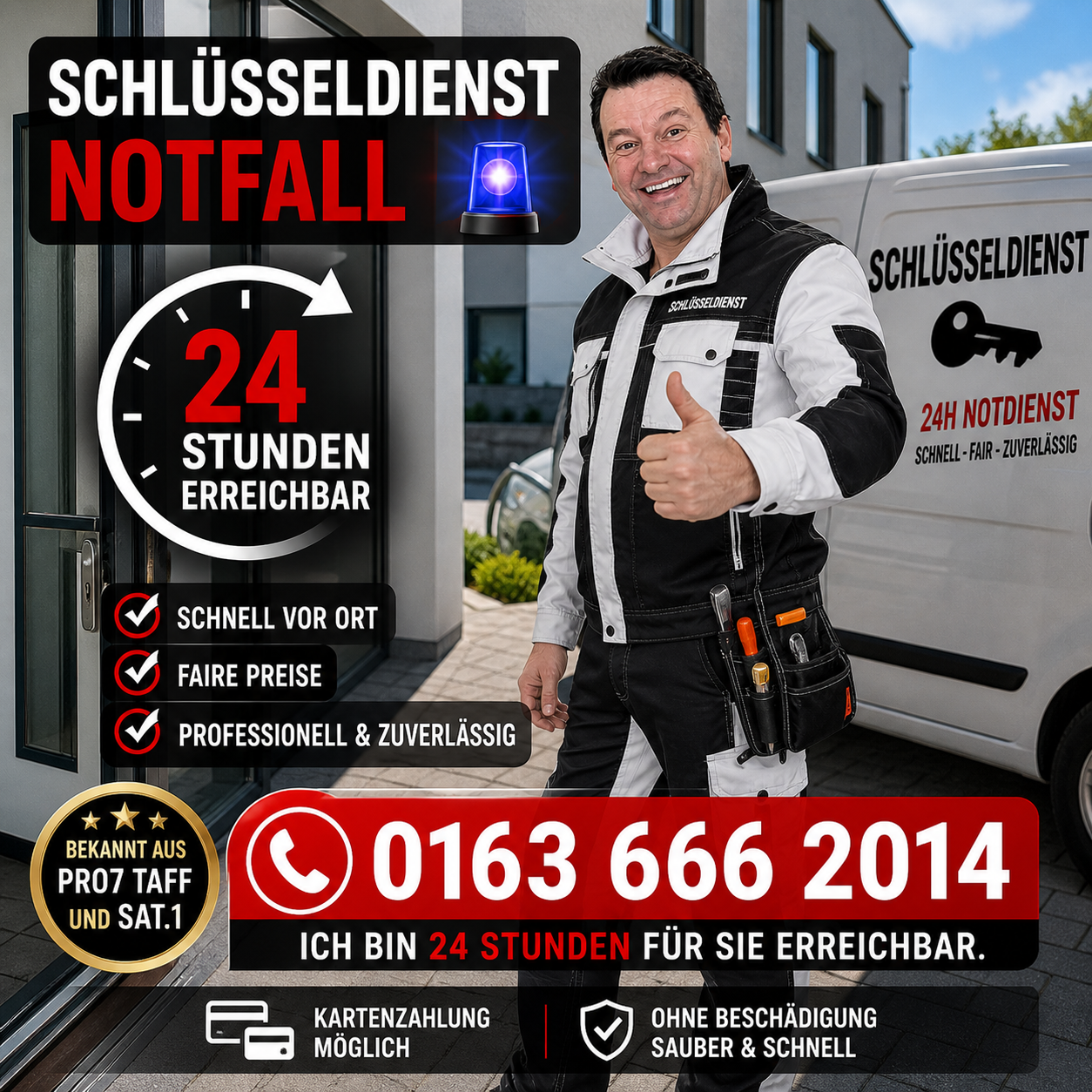 Schlüsseldienst Würselen Broichweiden. Sofort zum 80 Euro Festpreis !
