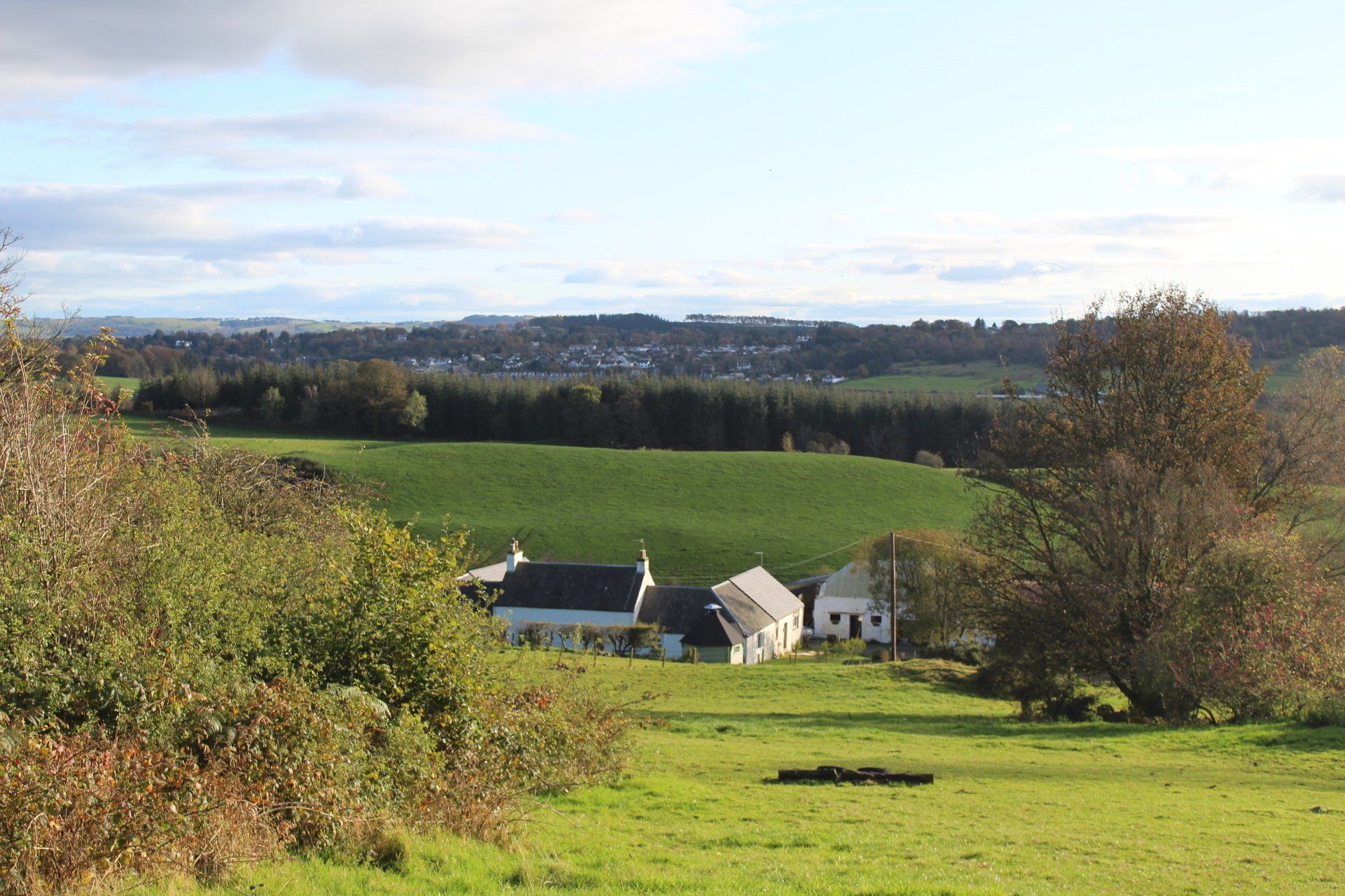 Luxury farm cottage near Glasgow Airport