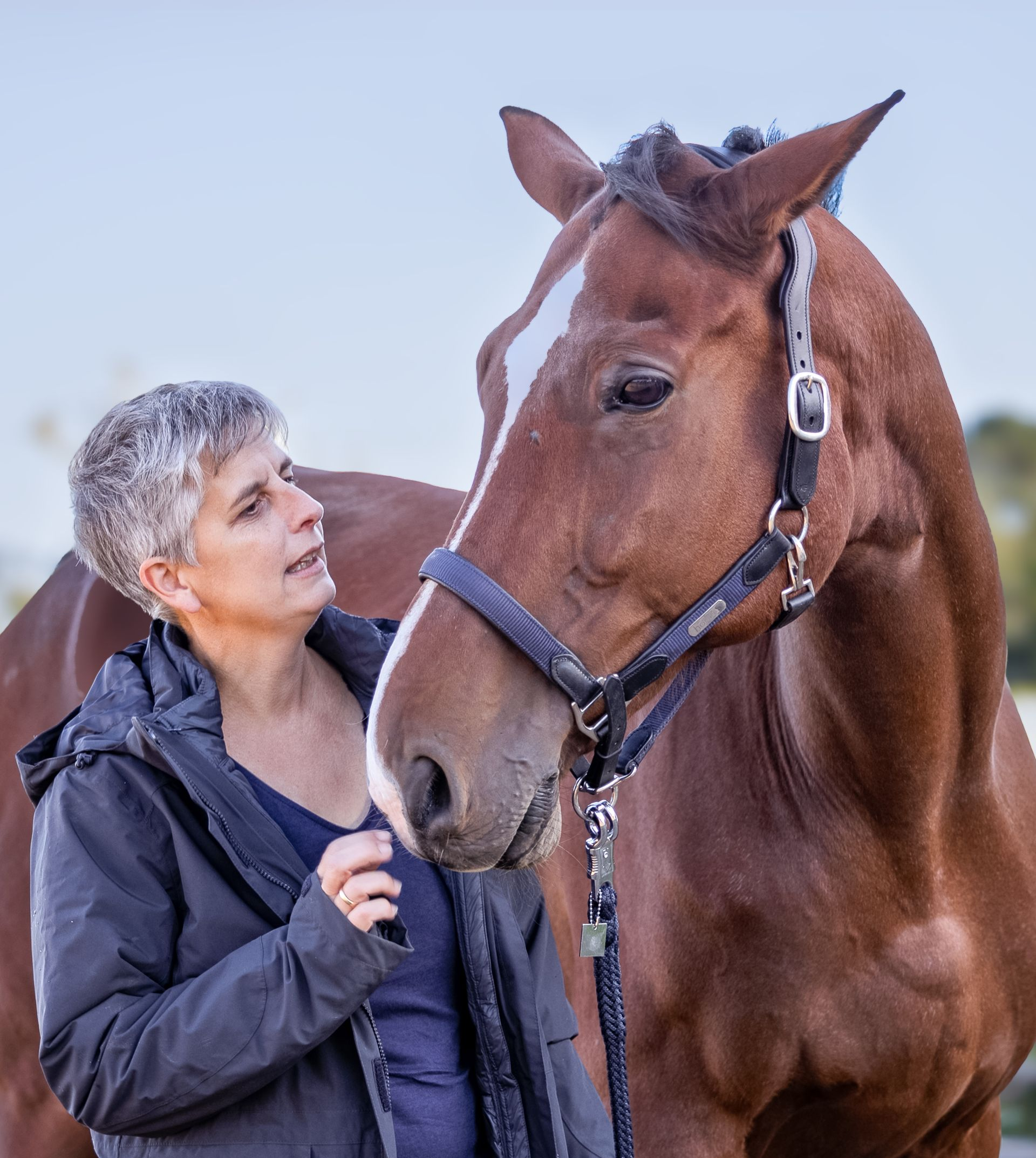 Sandra Bertl mit Co-Coach 