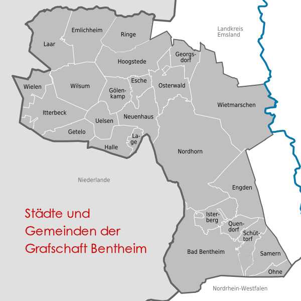 Steckbrief des Landkreises Grafschaft Bentheim