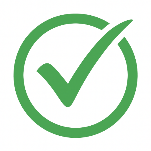 Grünes Häkchen Icon als Symbol für die erfolgreiche Transformation und Kundennutzen durch die AlltagsWende Beratung.