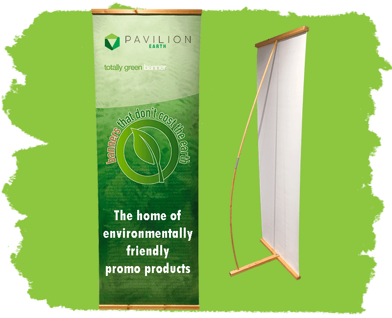 Eco Friendly Roll Up Banners Pavilion Earth