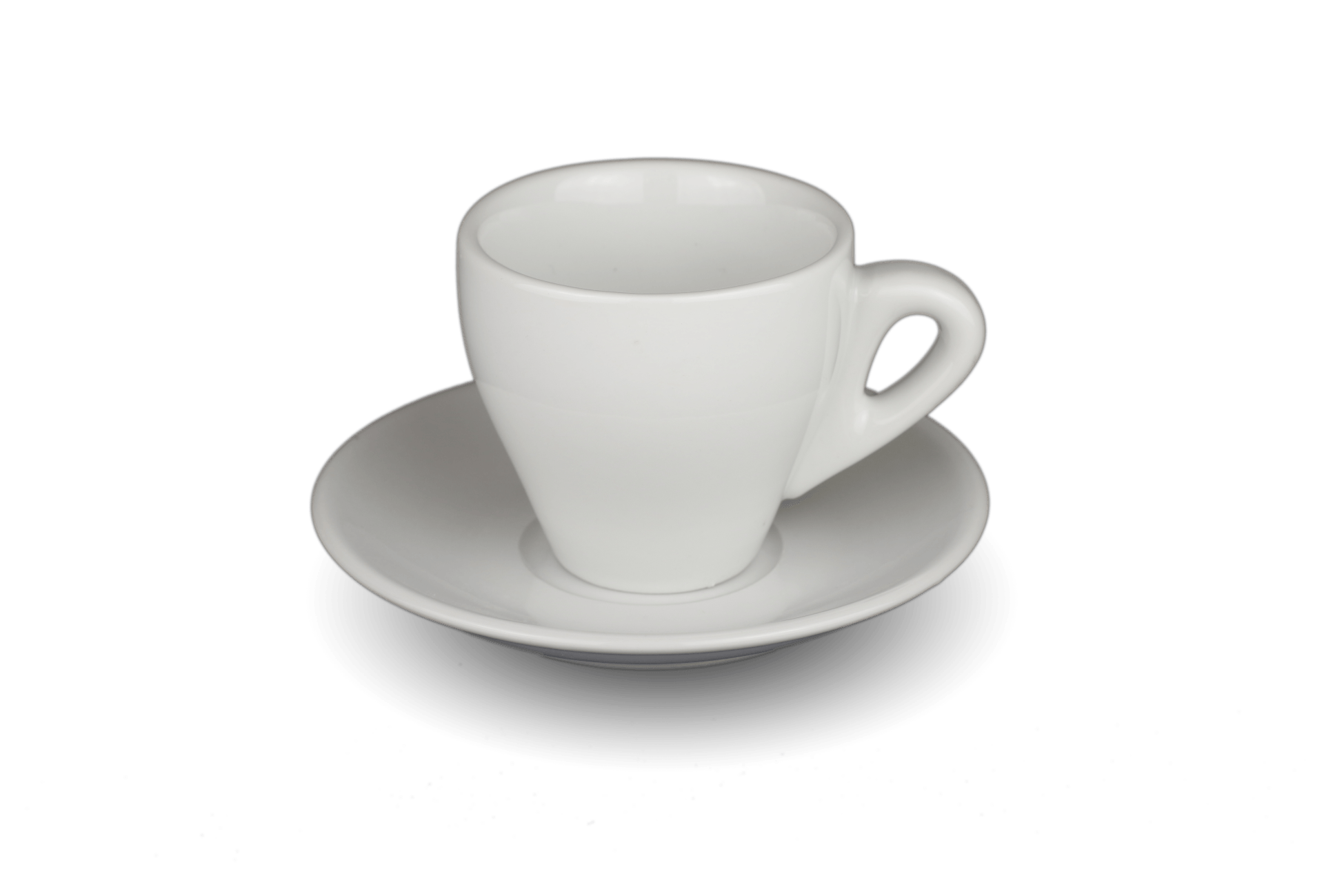 Taza y plato para café con leche serie París