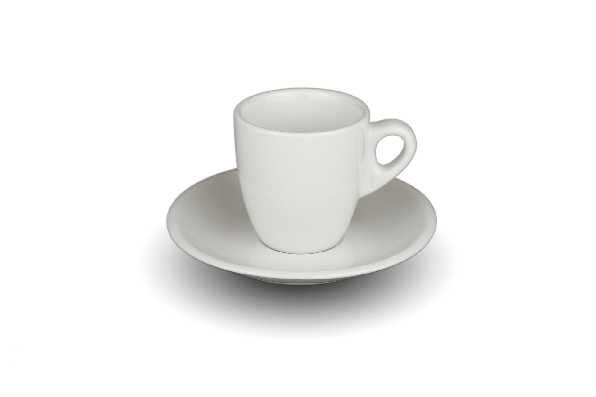 Taza y plato para café cortado serie Londres