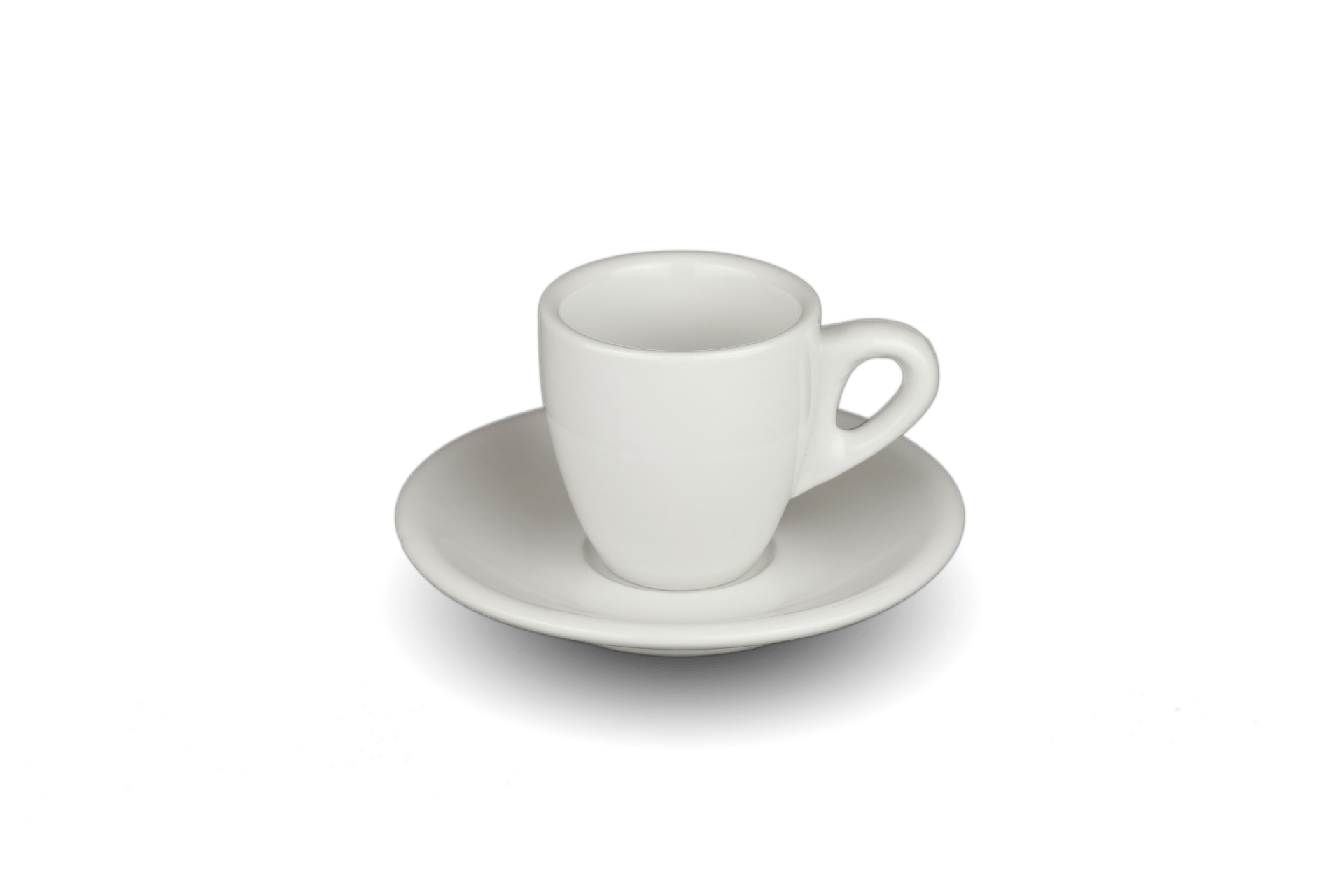 Taza y plato para café solo serie Londres