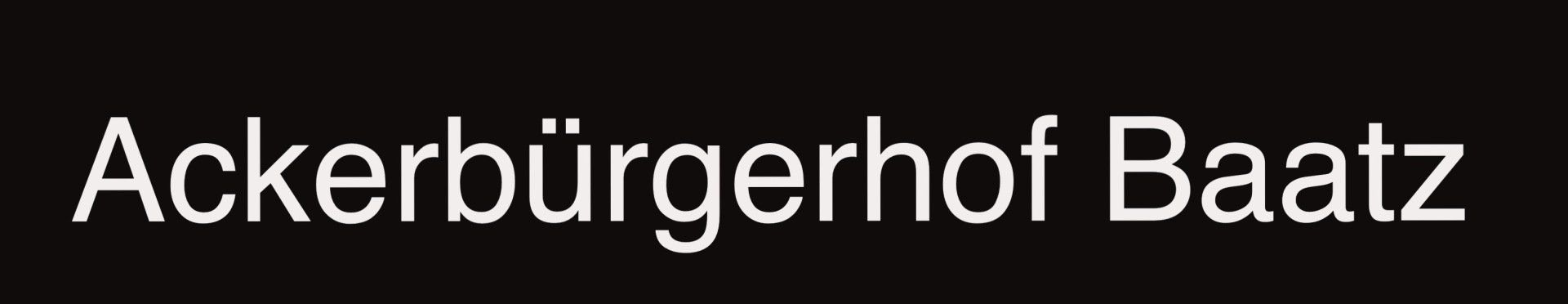 Ackerbürgerhof Baatz
