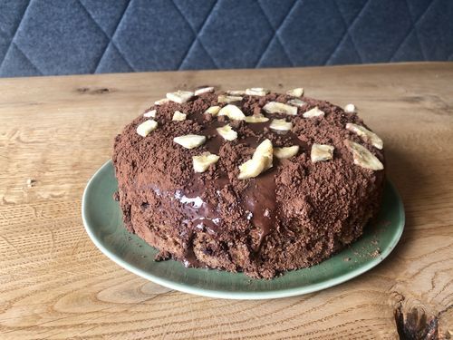 Bio-Bananen-Schokoladenkuchen