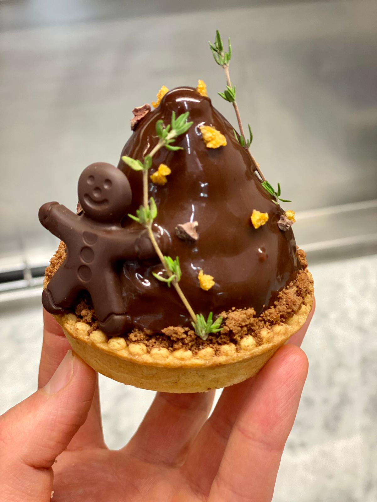 Schokoladentartelette Weihnachtsedition