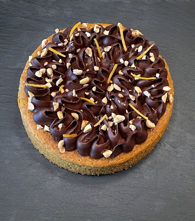 Vegane-Bio-Sanddornnusstorte