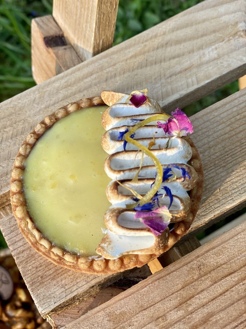 Zitronen Baiser Tartelette