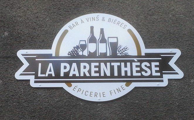 Panneau dibond avec décor numérique