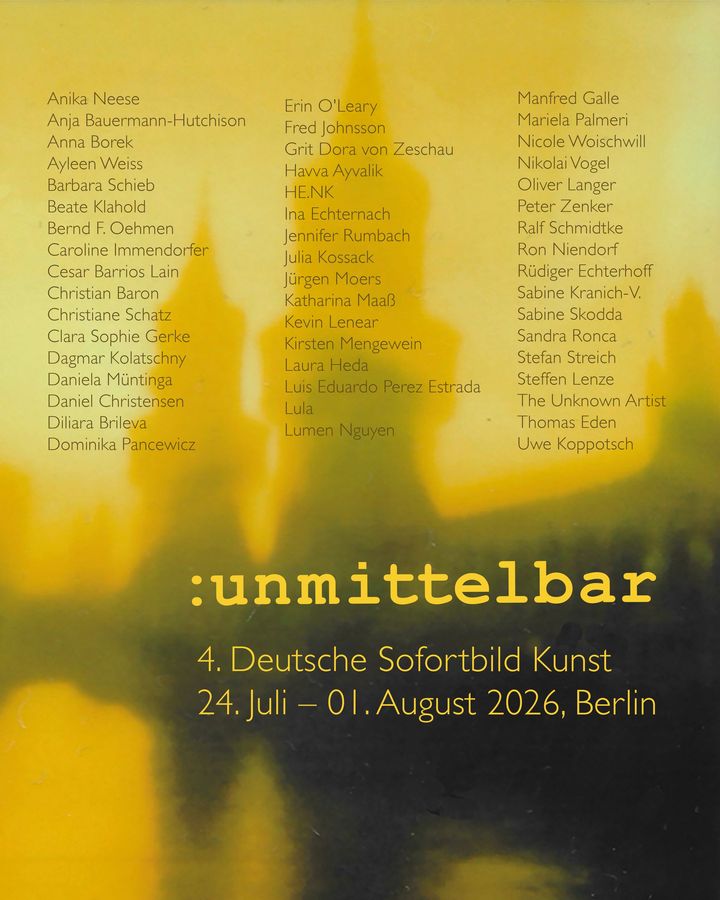 :unmittelbar - 3. Deutsche Sofortbild Kunst 