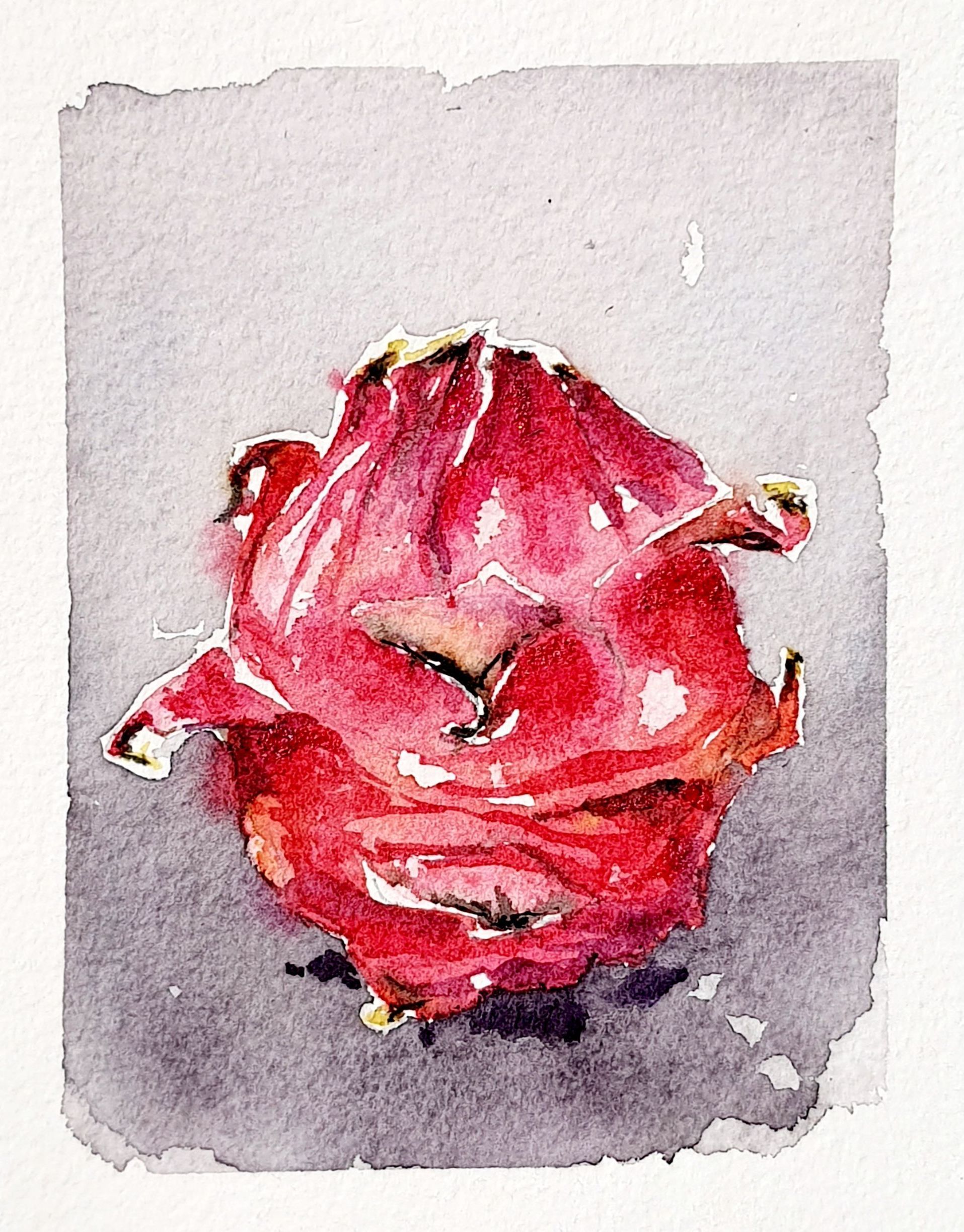 Baby Elephant Elefant original Aquarell Gemälde Bild Watercolor Painting picture kids  room wallart