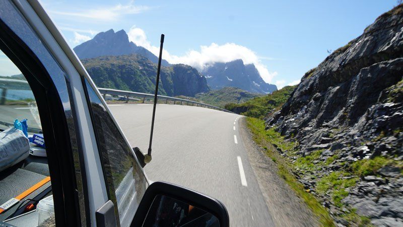 Urlaub im Norden, Mit dem Auto zu den Lofoten, Fjorde in Norwegen, Reiseblog, To The World's End