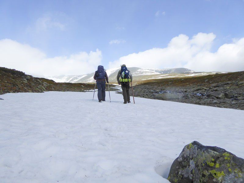 Wandern im Sarek Nationalpark in Schweden, auf dem Parek Boarek, To The World's End