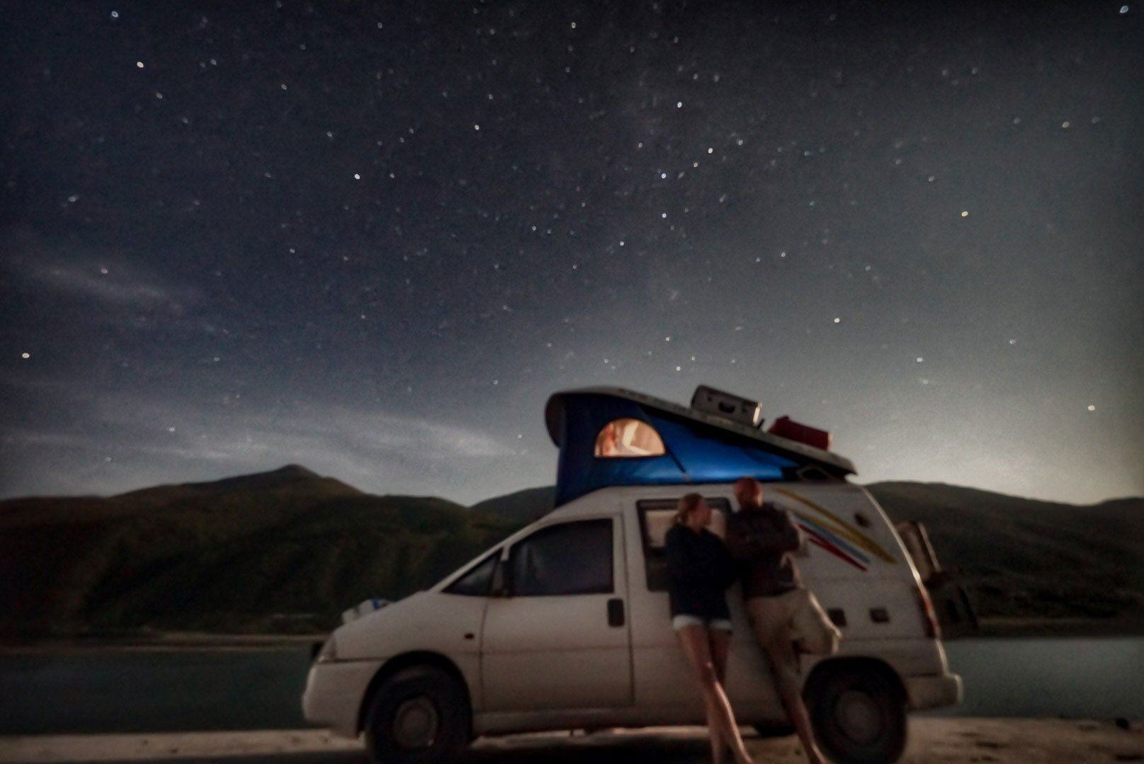 Fiat Scudo am See in Ananuri, To The World's End, Weltreiseblog, Reiseblog, Weltreise