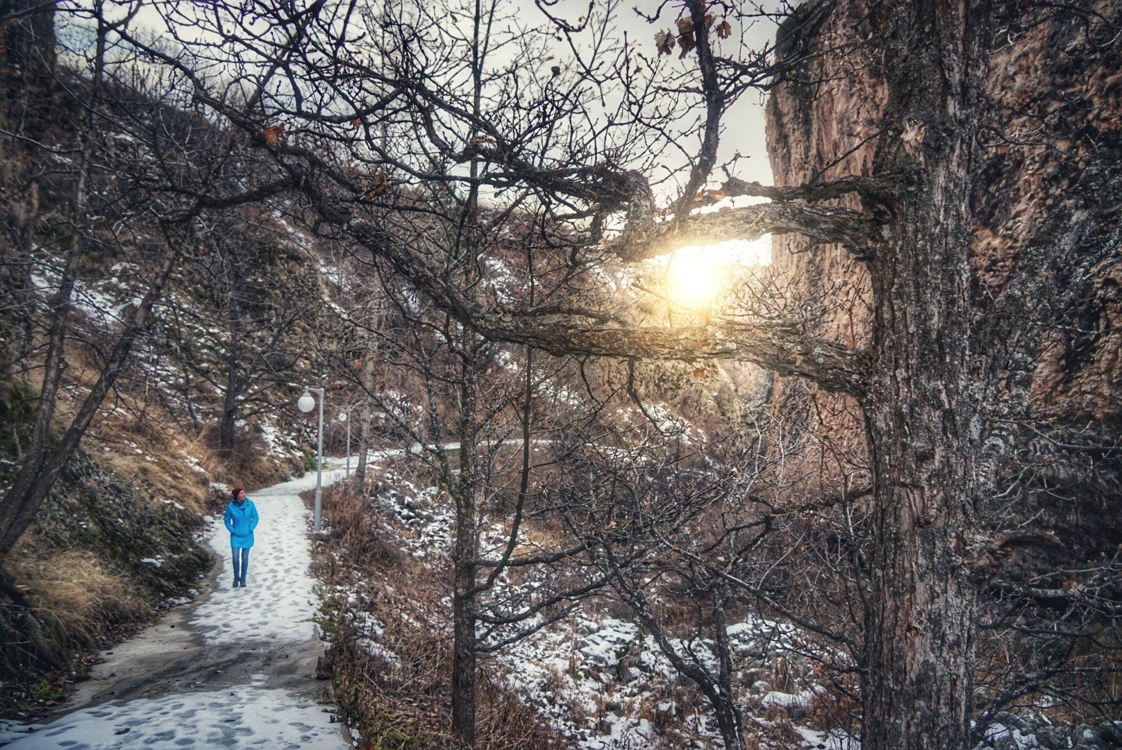 Armenien, Kurort Jermuk, Spaziergang, Winter, Reiseblog, Weltreise im Camper, To The World's End