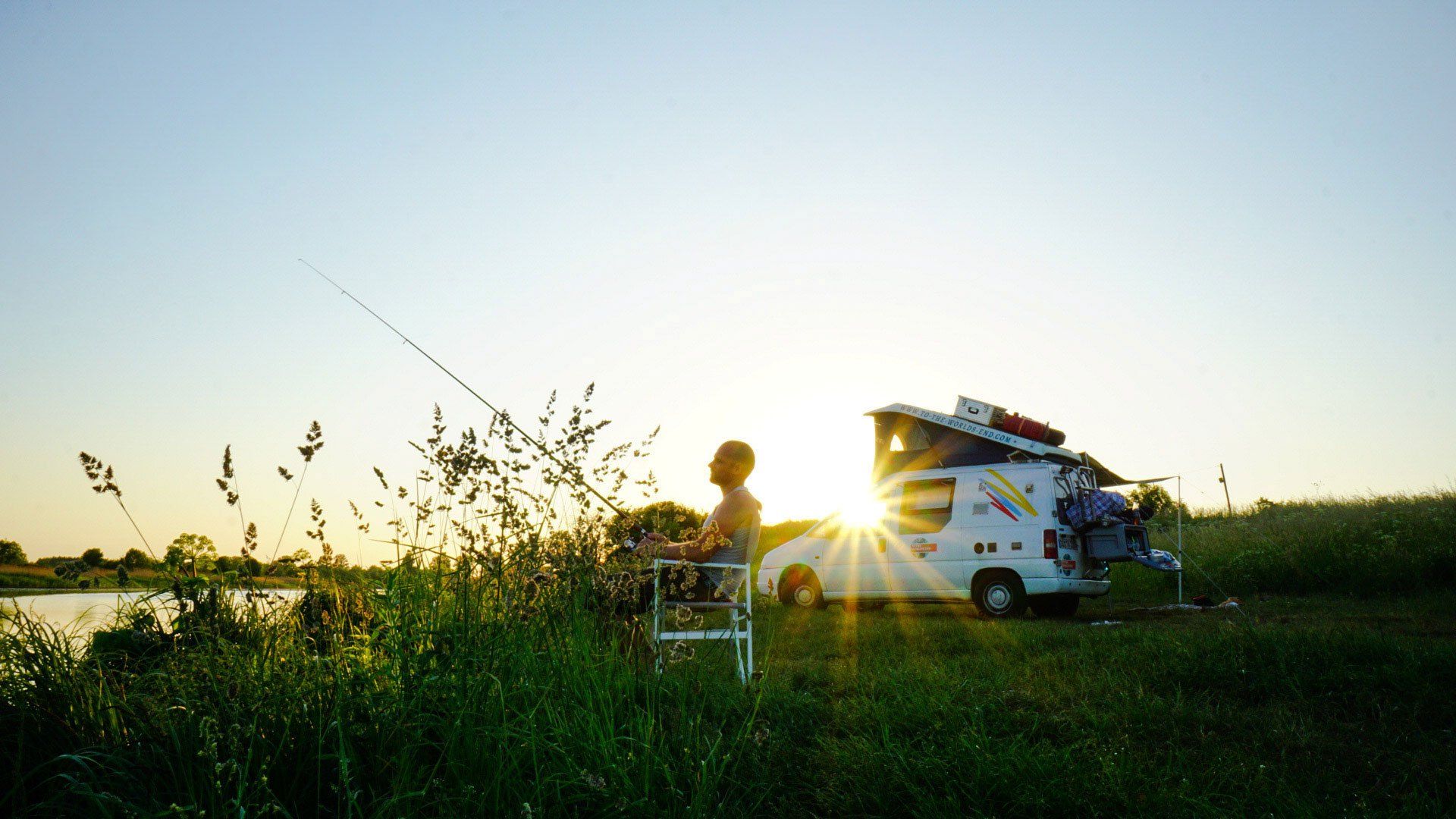 Angeln in Polen am Fluss, To The World's End, Weltreiseblog, Reiseblog, Weltreise