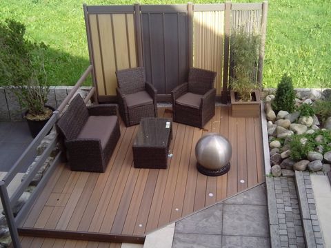 Musterterrasse WPC Megawood in Thanning
