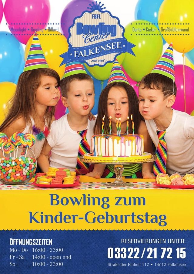 Bowling Falkensee Freizeitzentrum Havelland Berlin Spandau