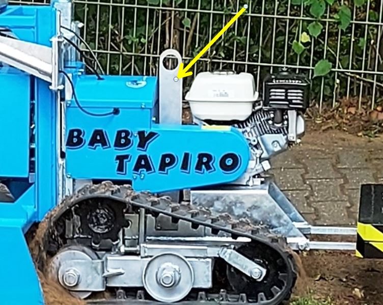 fiorentini-sandreinigungsmaschinen Baby Tapiro Kranhaken