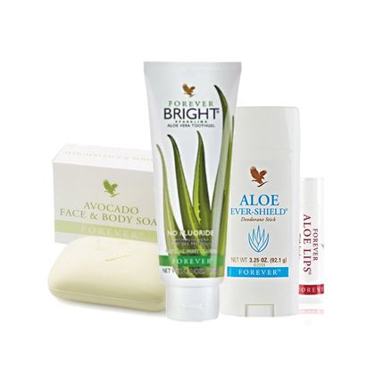 dentifrice savon déo gel douche aloe vera forever