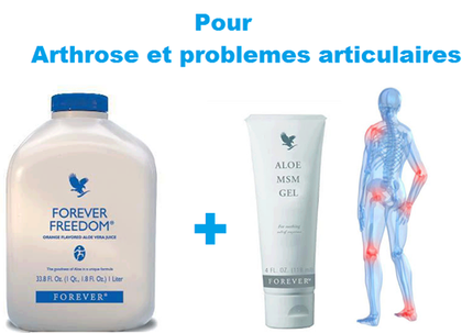 aloe freedom forever arthrose douleur articulaire