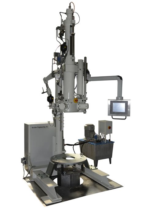 Special paste extruder for thin-walled medical tubes