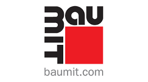 Baumit-Logo: schwarze Blockschrift, rotes Quadrat, weißer Hintergrund, darunter „baumit.com“.