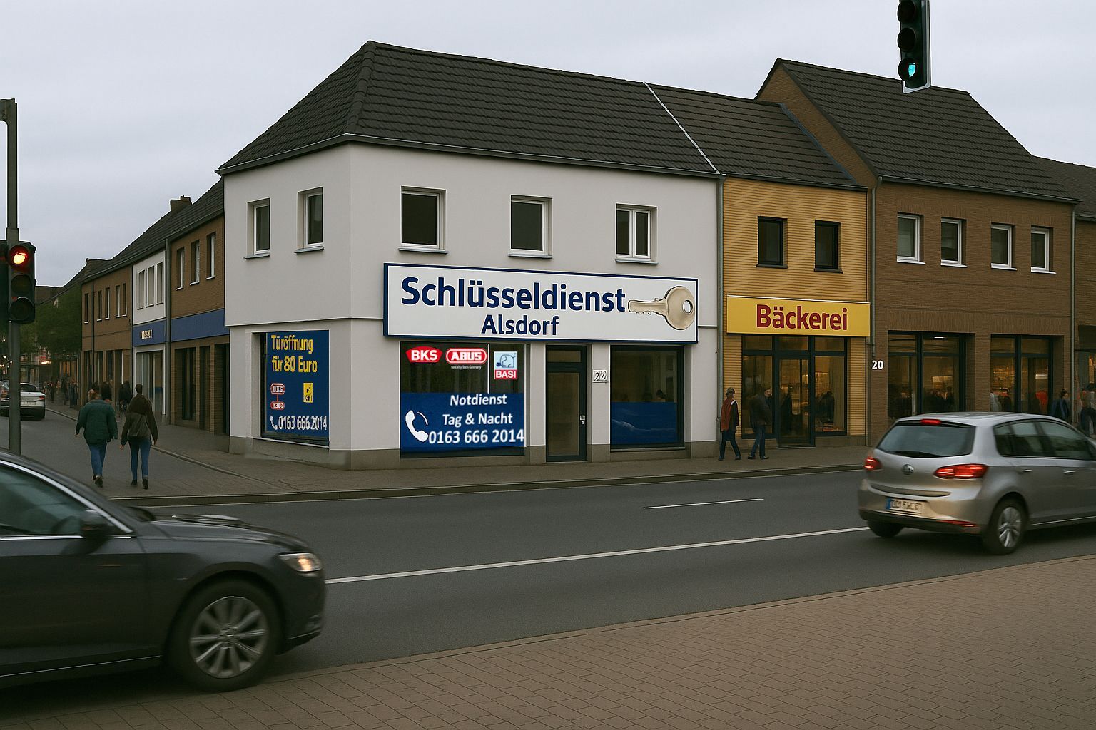 Schlüsseldienst Alsdorf Kellersberg - Monteur Karl - Sofort erreichbar unter 0163 666 2014