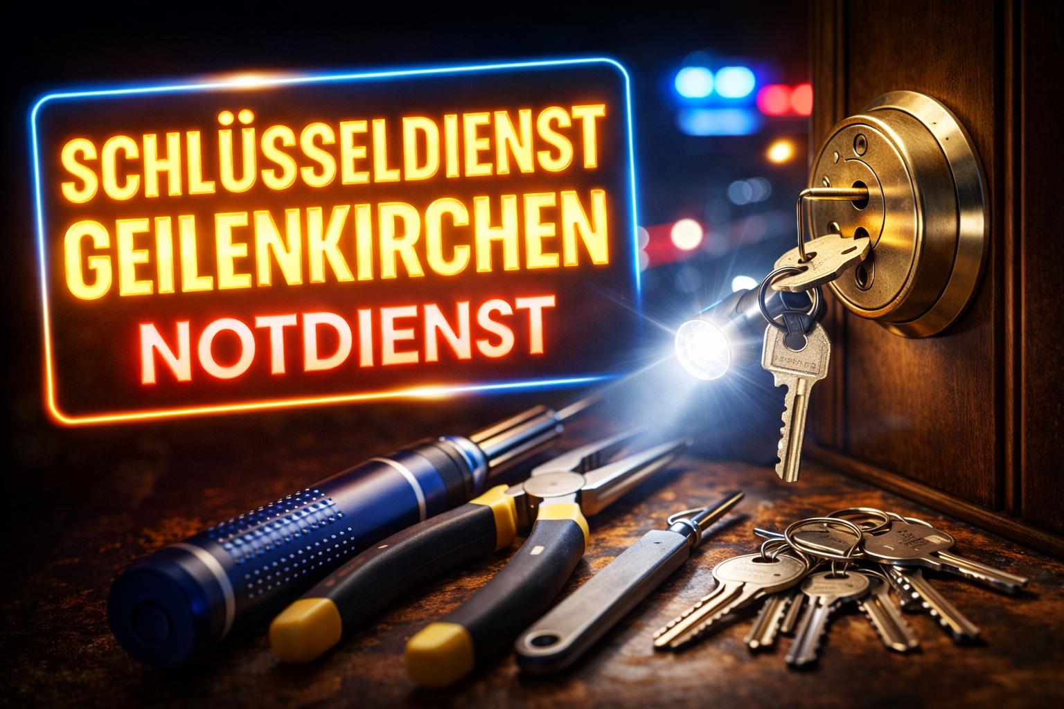 80 Euro Festpreis - Tag und Nacht - Schlüsseldienst Geilenkirchen