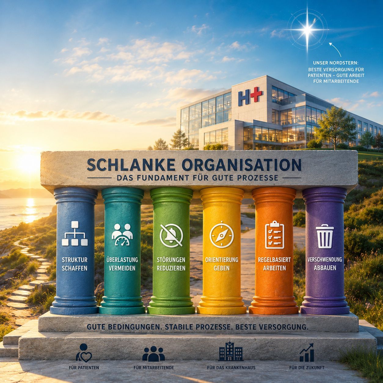 Sechs Grundprinzipien einer Organisation Sechs Grundprinzipien einer schlanken Organisation