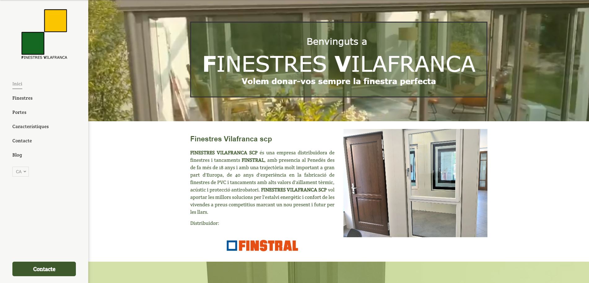 Nova web de Finestres Vilafranca