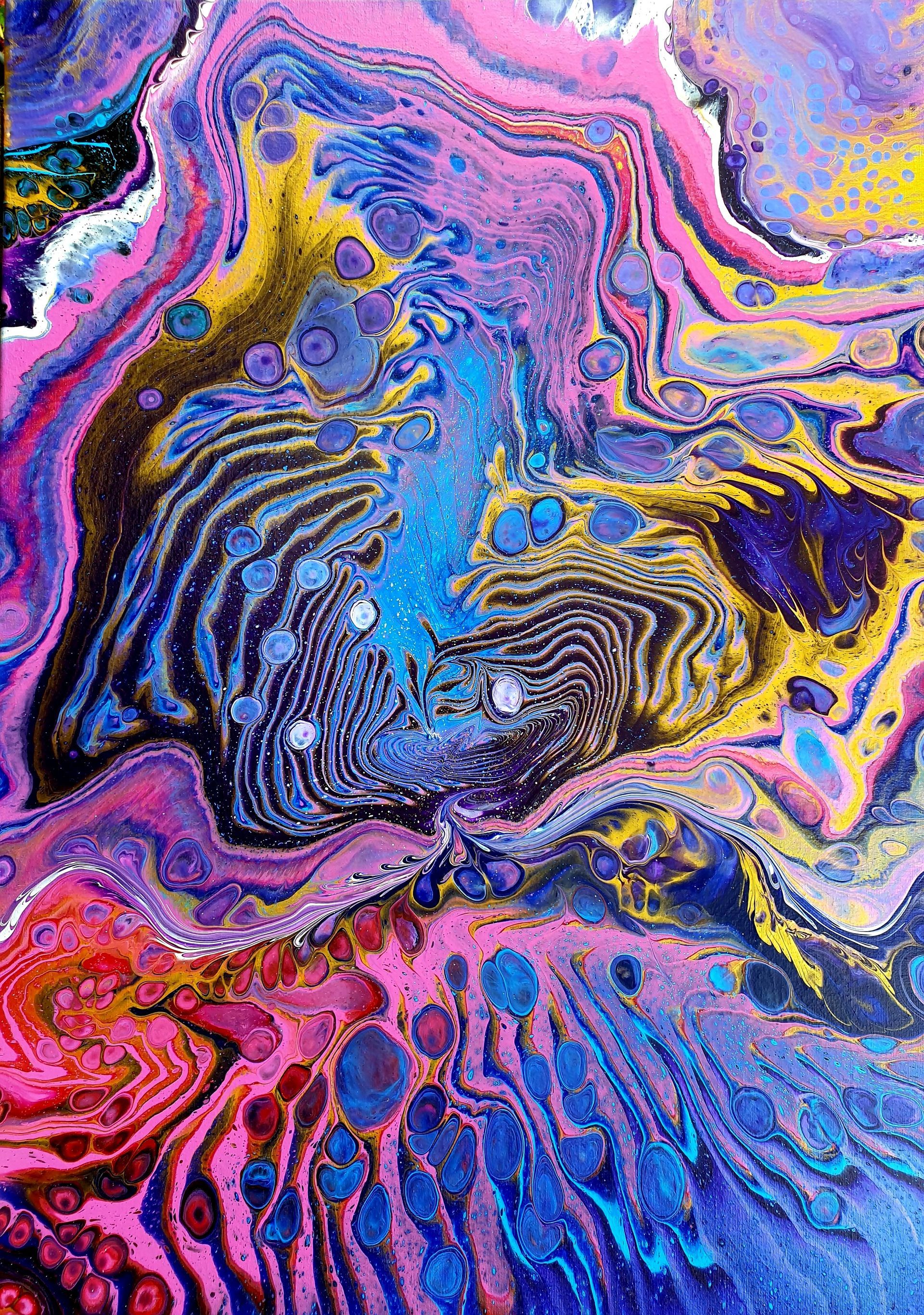 Elysium Acrylic Pouring Andrea Schütz-Böse