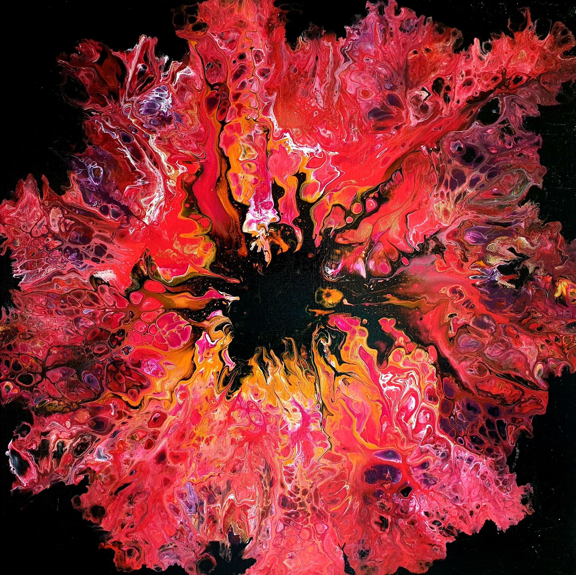 fire flower nordsee-art