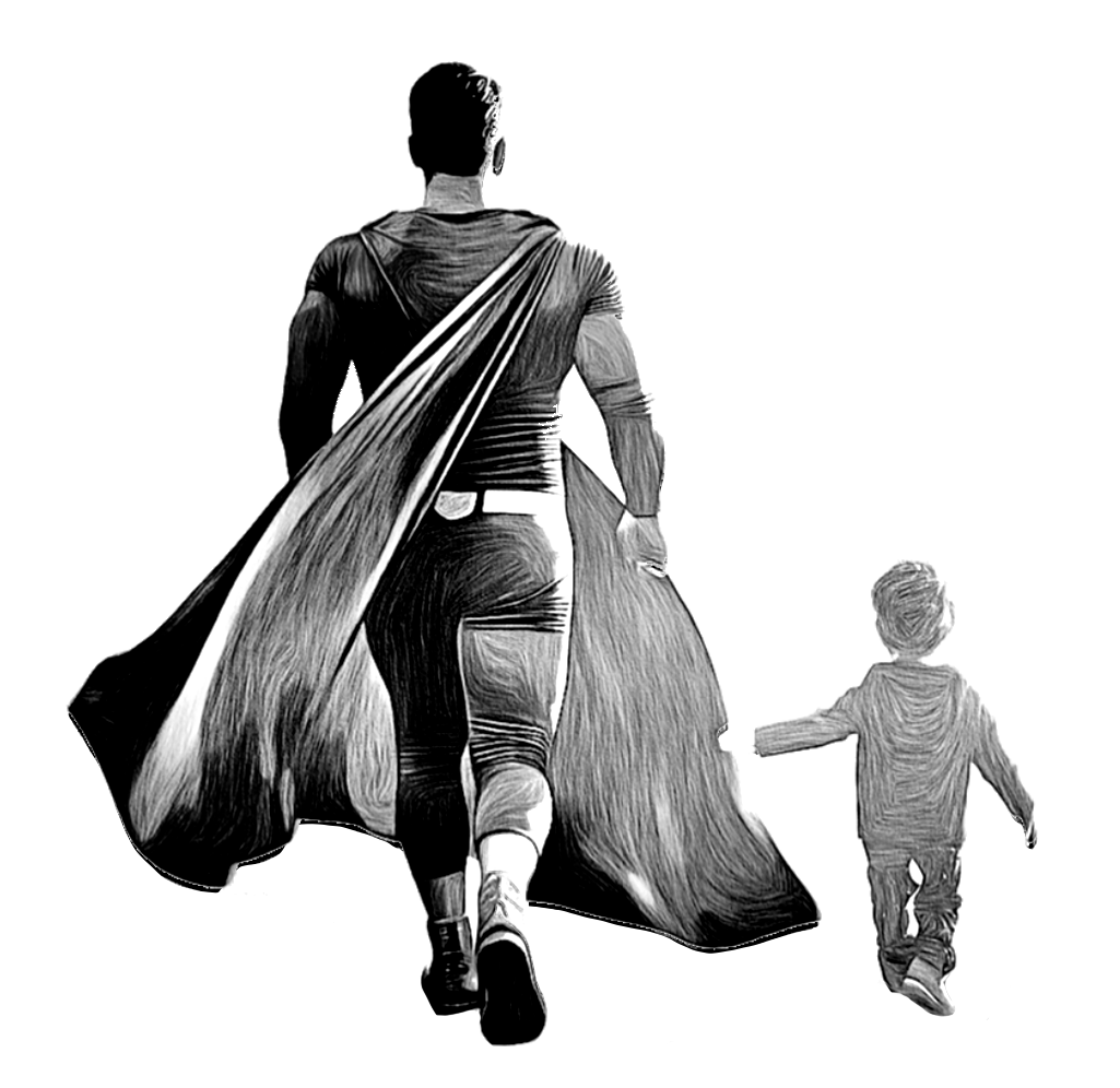 mann sein. vater werden.