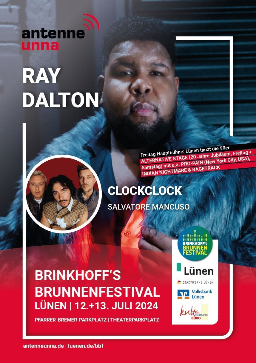 Plakat Brinkhof´s Brunnenfestival