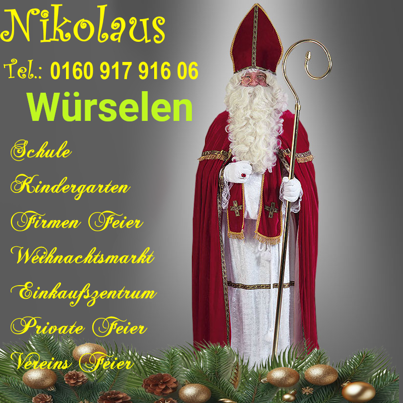 Nikolaus in Würselen - > Hier buchen