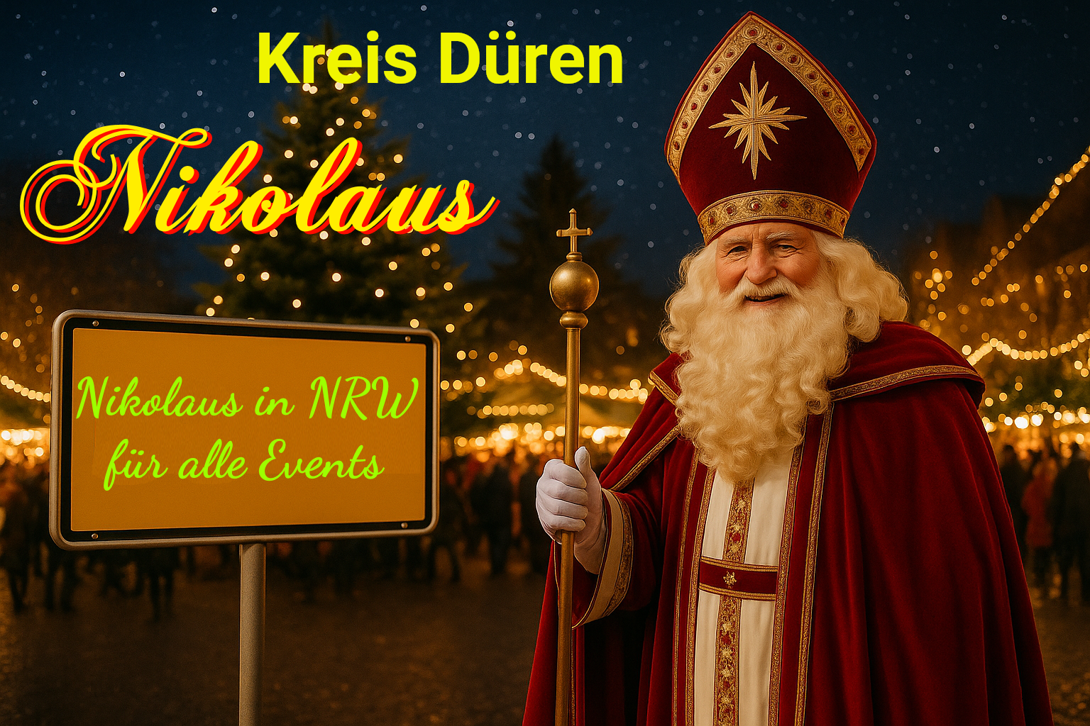 ? Nikolaus in Düren buchen – Magische Adventsmomente erleben - Buchen Sie ihren Nikolaus in Dueren