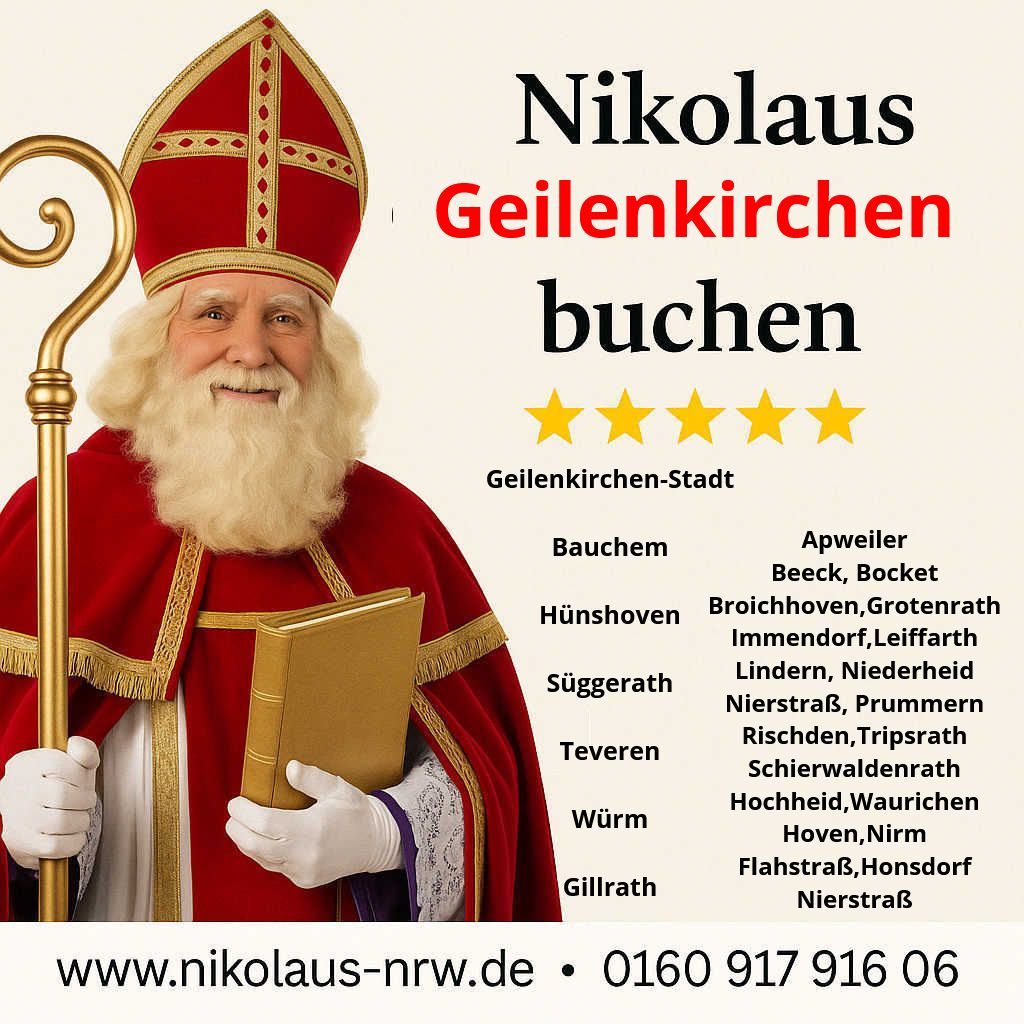Nikolaus in Geilenkirchen und Umgebung buchen Nikolaus in Geilenkirchen und Umgebung buchen