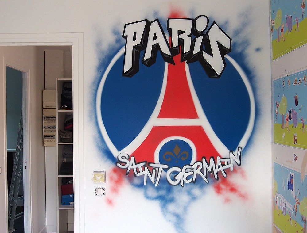 déco murale paris st germain